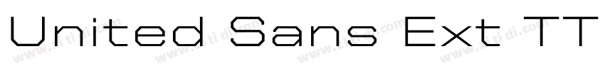 United Sans Ext TT B字体转换